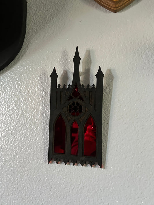 *MADE TO ORDER* Gothic Cathedral Mirror Plain Hanger