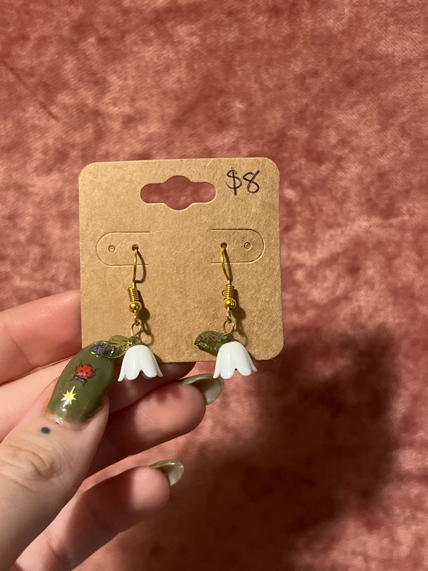Lily of the Valley Charm Earrings