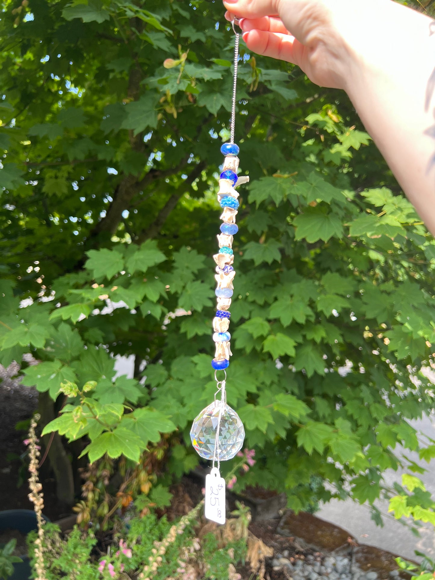 Vertebrae and Bead Suncatcher