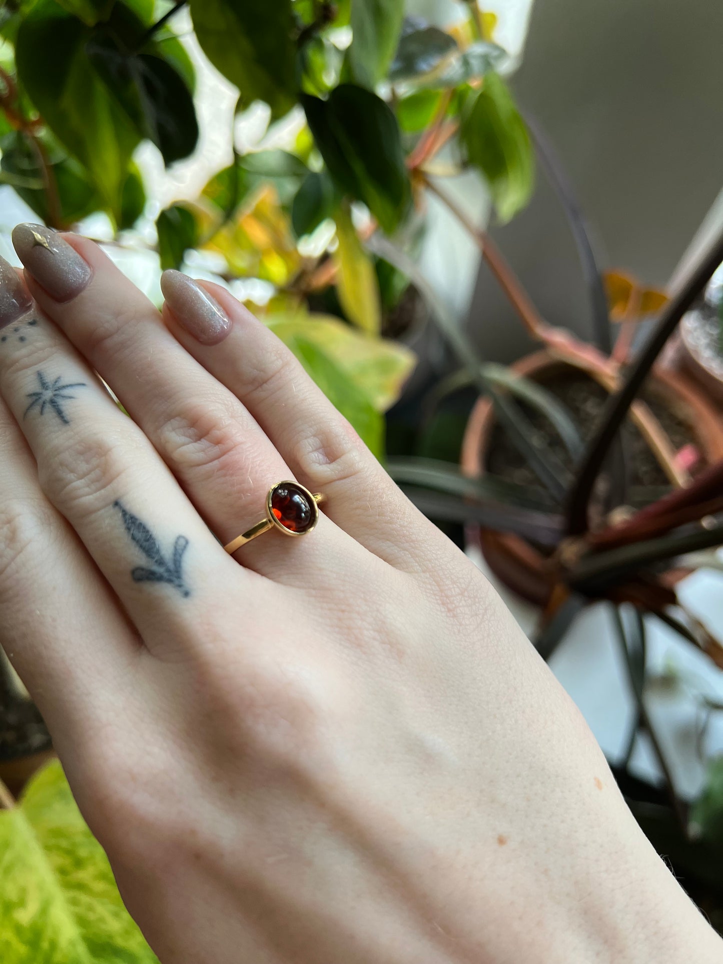 Stainless Steel Gemstone Rings