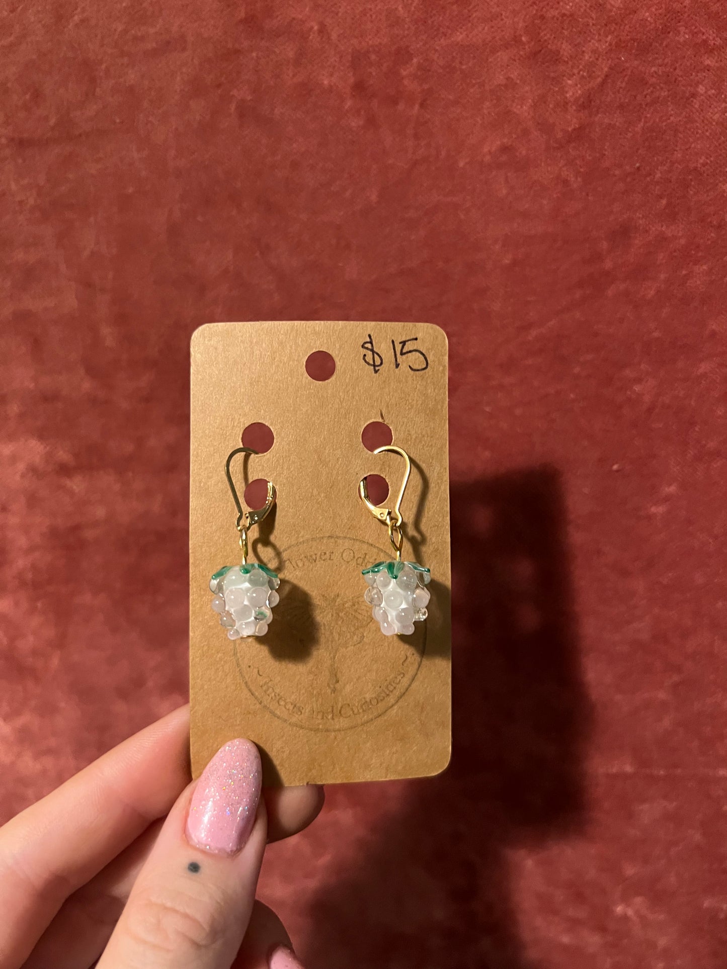 Grape Charm Earrings