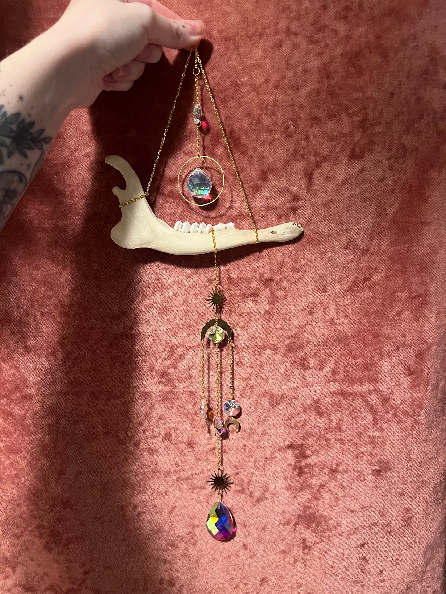 Deer Jaw Suncatchers