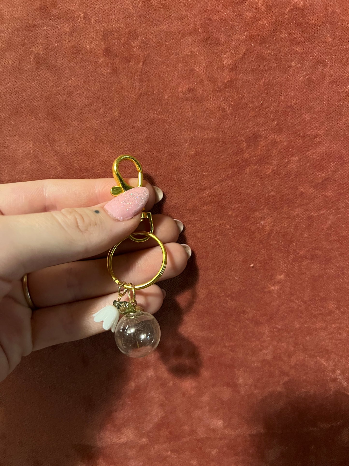 Lily of the Valley Keychain/Purse Charm