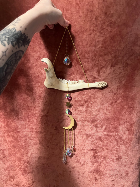 Deer Jaw Suncatchers