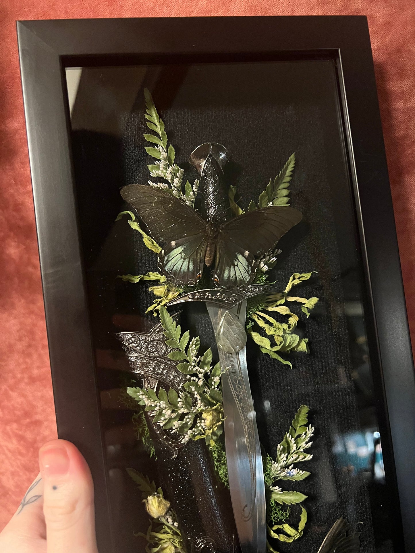 Fantasy Dagger Frame with Labradorite