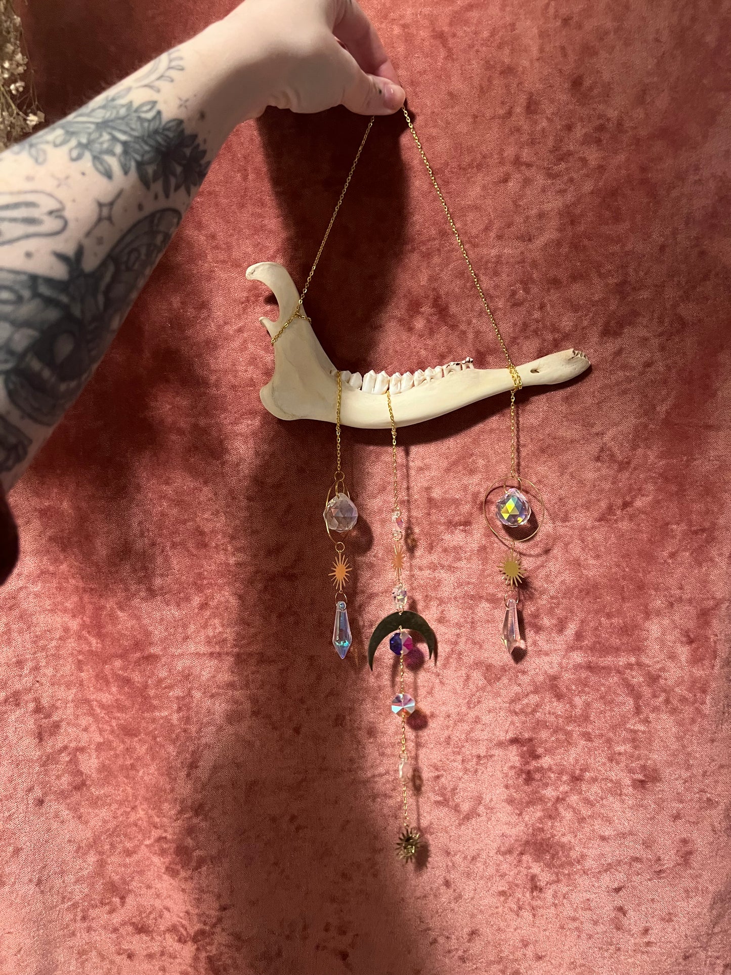 Deer Jaw Suncatchers