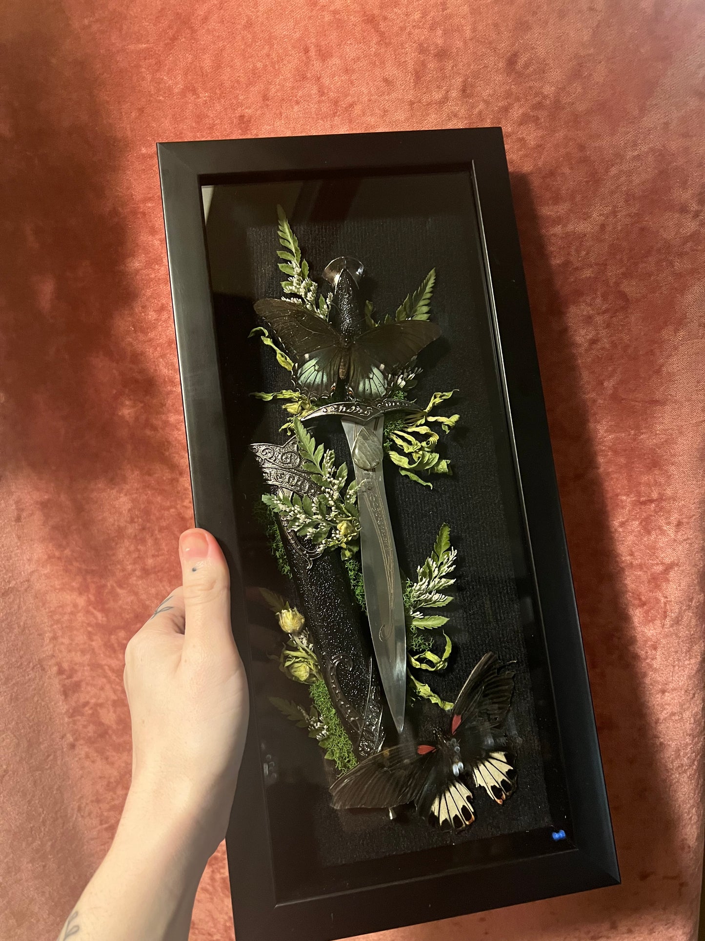 Fantasy Dagger Frame with Labradorite