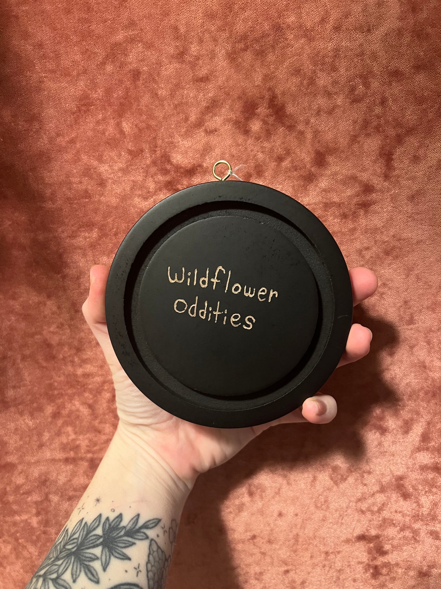 Skull Hanger with Pink