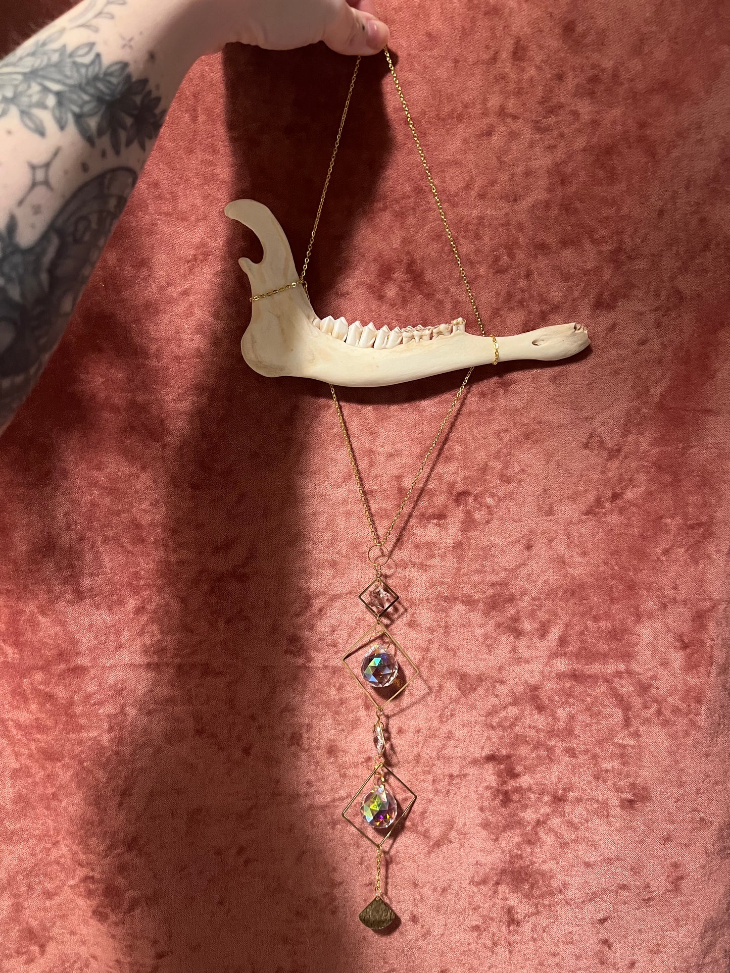 Deer Jaw Suncatchers