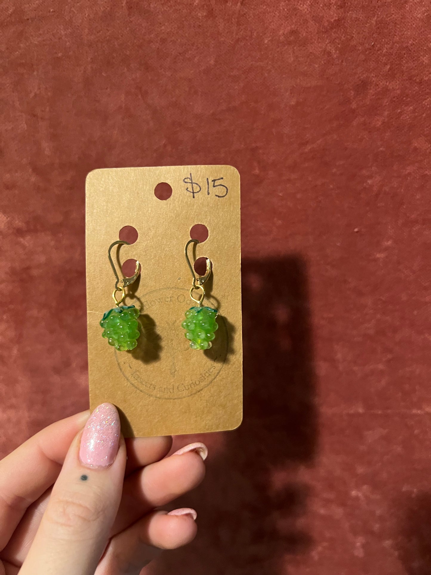 Grape Charm Earrings